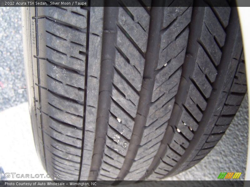 Silver Moon / Taupe 2012 Acura TSX Sedan