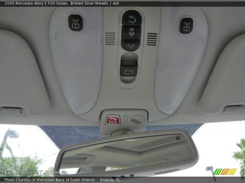 Brilliant Silver Metallic / Ash 2006 Mercedes-Benz S 500 Sedan