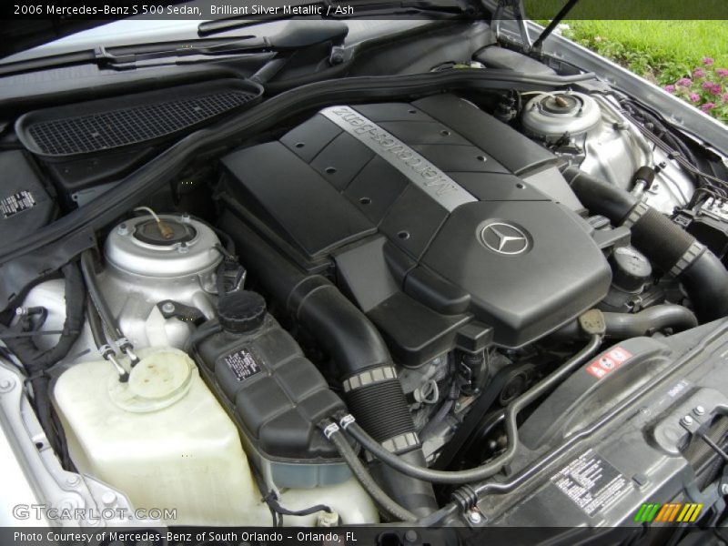 Brilliant Silver Metallic / Ash 2006 Mercedes-Benz S 500 Sedan