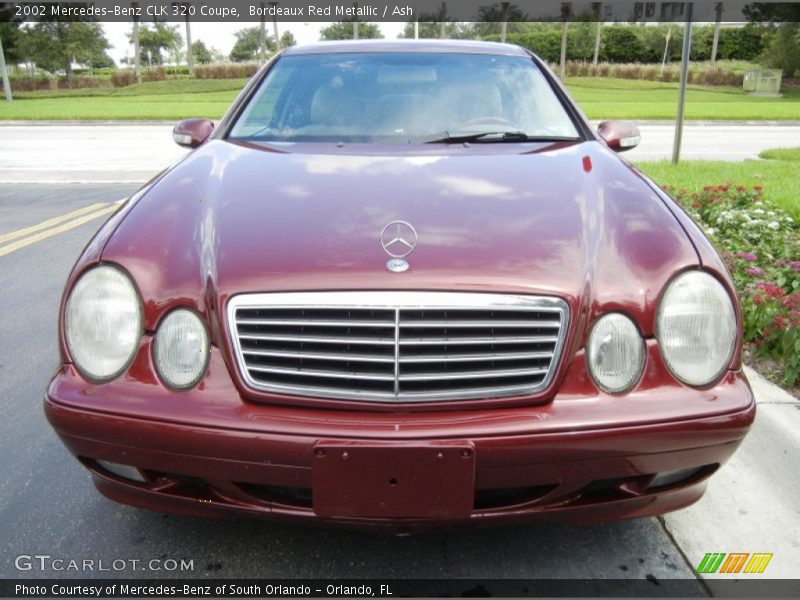 Bordeaux Red Metallic / Ash 2002 Mercedes-Benz CLK 320 Coupe