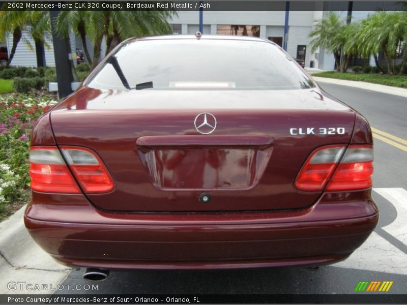 Bordeaux Red Metallic / Ash 2002 Mercedes-Benz CLK 320 Coupe