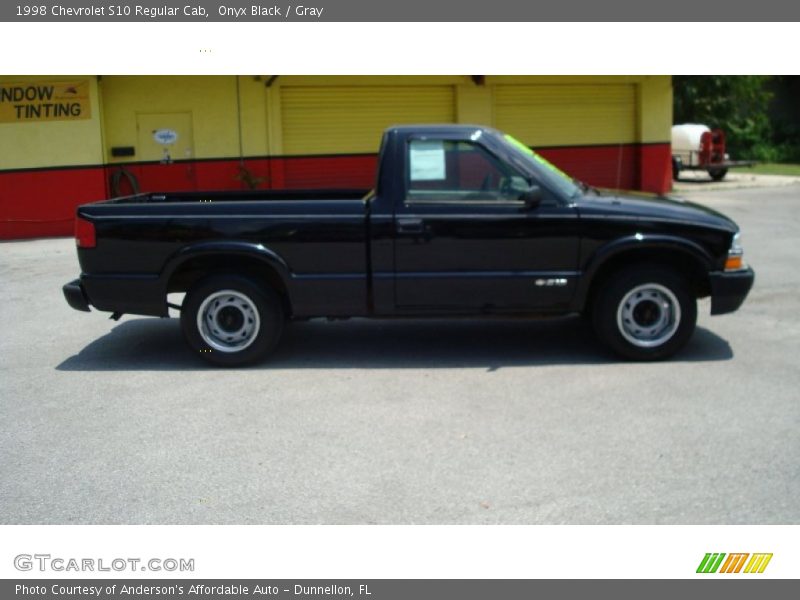 Onyx Black / Gray 1998 Chevrolet S10 Regular Cab