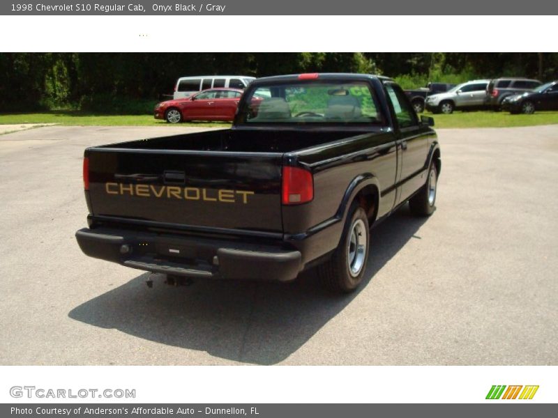 Onyx Black / Gray 1998 Chevrolet S10 Regular Cab