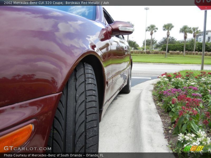 Bordeaux Red Metallic / Ash 2002 Mercedes-Benz CLK 320 Coupe