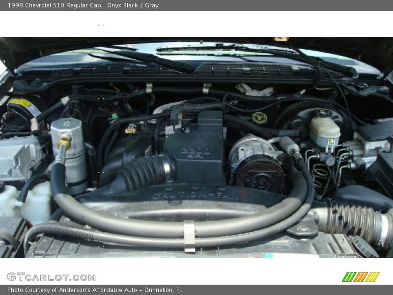 Onyx Black / Gray 1998 Chevrolet S10 Regular Cab