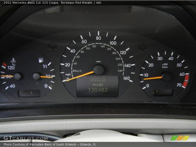  2002 CLK 320 Coupe 320 Coupe Gauges