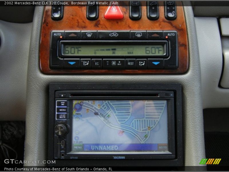 Navigation of 2002 CLK 320 Coupe
