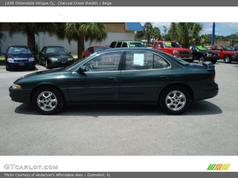 Charcoal Green Metallic / Beige 1998 Oldsmobile Intrigue GL