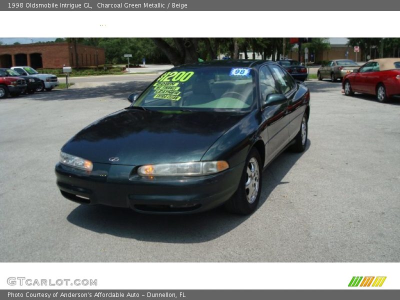 Charcoal Green Metallic / Beige 1998 Oldsmobile Intrigue GL