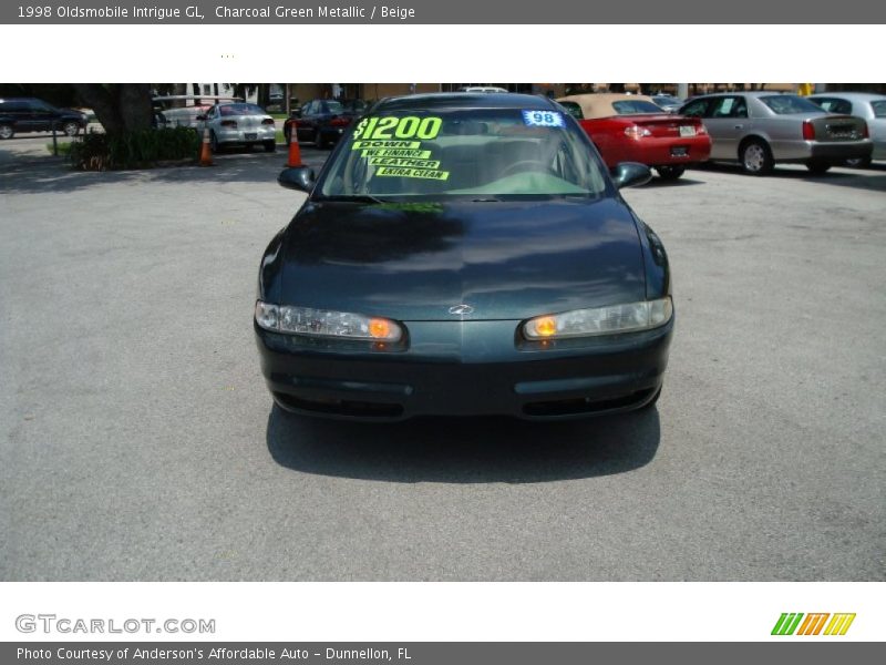 Charcoal Green Metallic / Beige 1998 Oldsmobile Intrigue GL