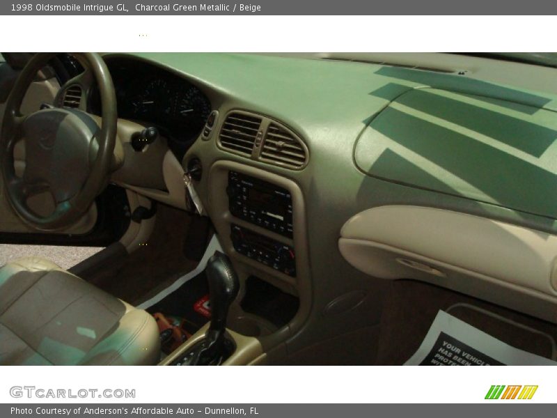 Charcoal Green Metallic / Beige 1998 Oldsmobile Intrigue GL