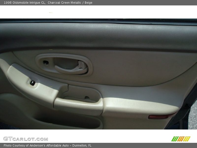 Charcoal Green Metallic / Beige 1998 Oldsmobile Intrigue GL