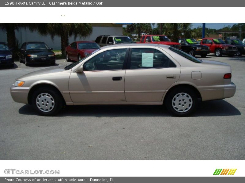 Cashmere Beige Metallic / Oak 1998 Toyota Camry LE