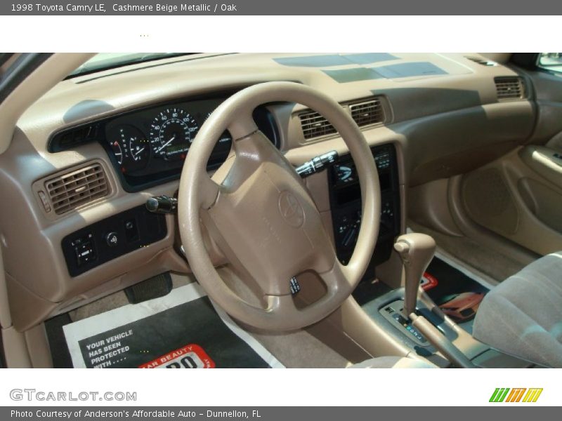 Cashmere Beige Metallic / Oak 1998 Toyota Camry LE
