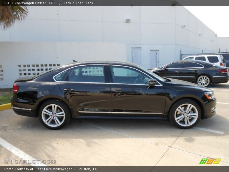 Black / Titan Black 2013 Volkswagen Passat TDI SEL