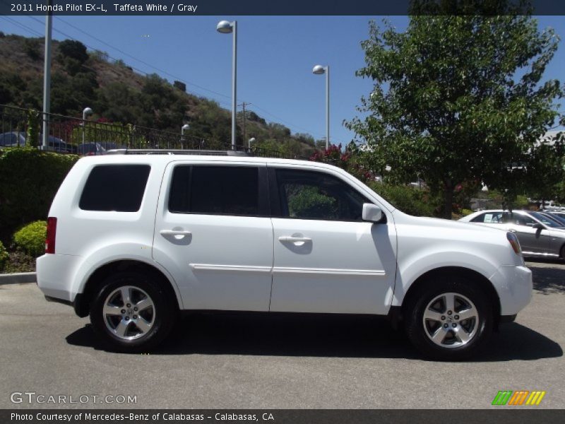 Taffeta White / Gray 2011 Honda Pilot EX-L