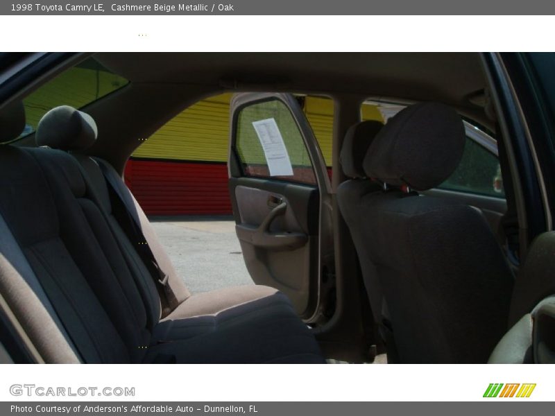 Cashmere Beige Metallic / Oak 1998 Toyota Camry LE