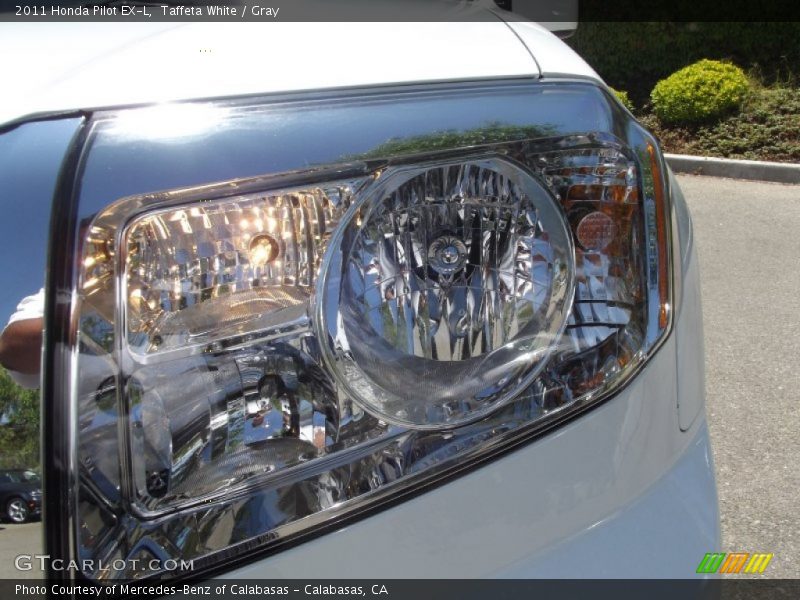 Taffeta White / Gray 2011 Honda Pilot EX-L