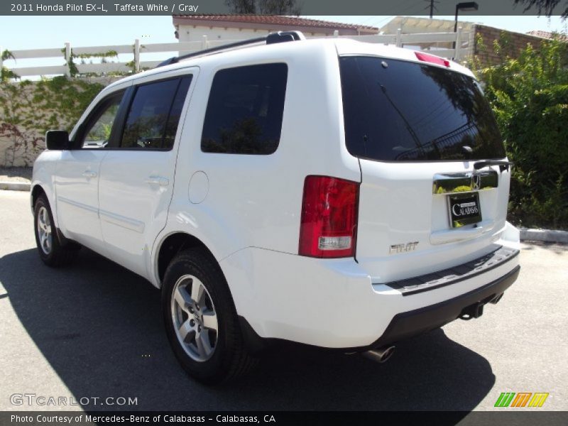 Taffeta White / Gray 2011 Honda Pilot EX-L