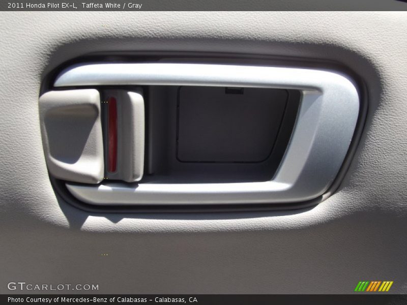 Taffeta White / Gray 2011 Honda Pilot EX-L