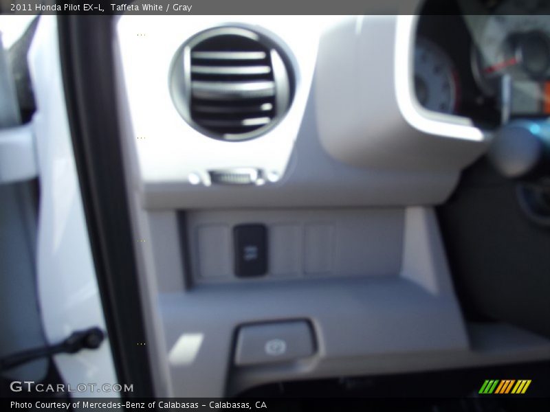 Taffeta White / Gray 2011 Honda Pilot EX-L