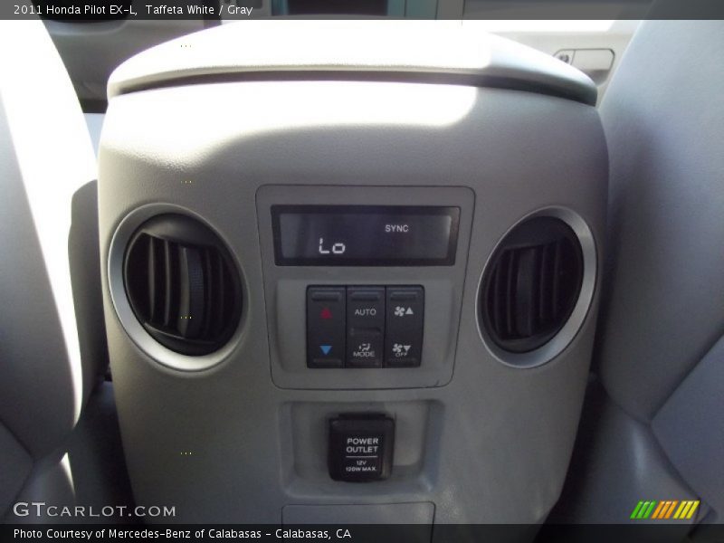 Taffeta White / Gray 2011 Honda Pilot EX-L