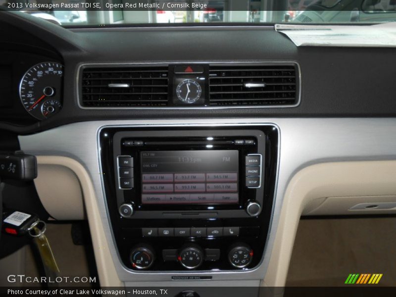 Opera Red Metallic / Cornsilk Beige 2013 Volkswagen Passat TDI SE