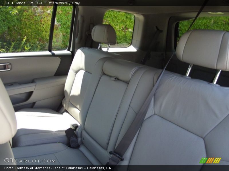 Taffeta White / Gray 2011 Honda Pilot EX-L