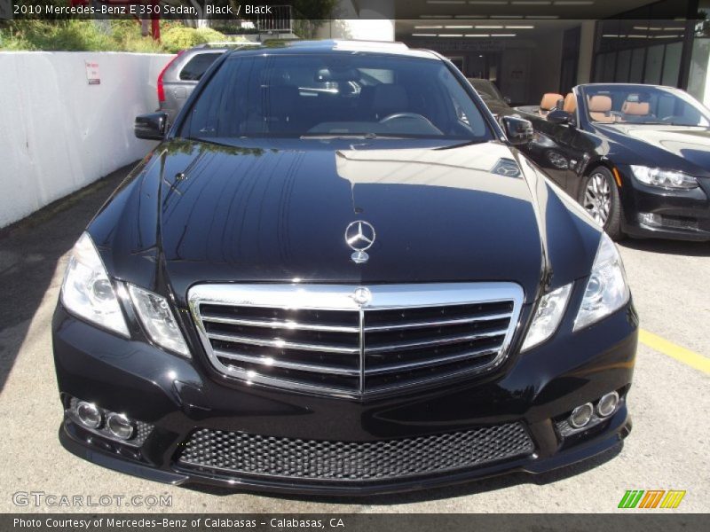 Black / Black 2010 Mercedes-Benz E 350 Sedan