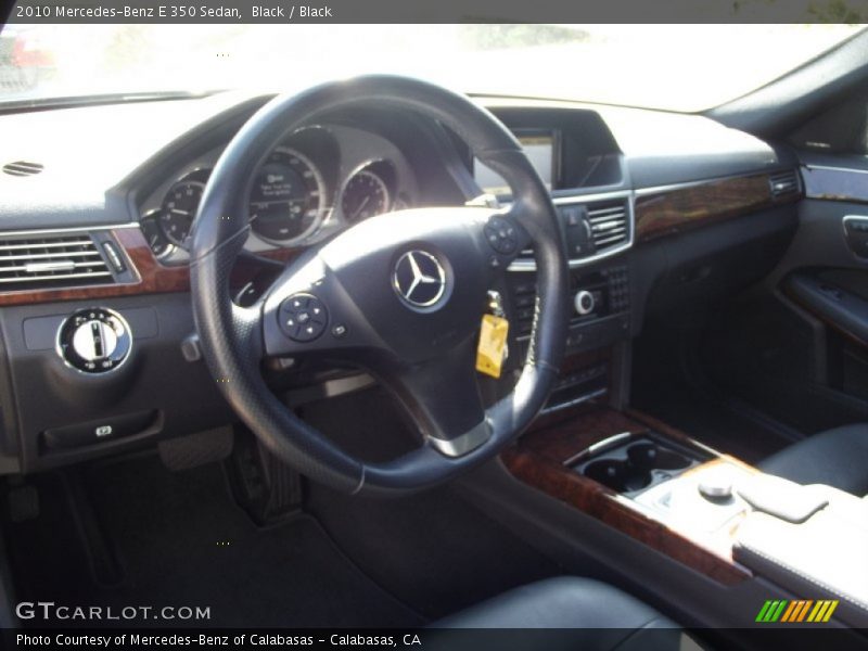 Black / Black 2010 Mercedes-Benz E 350 Sedan