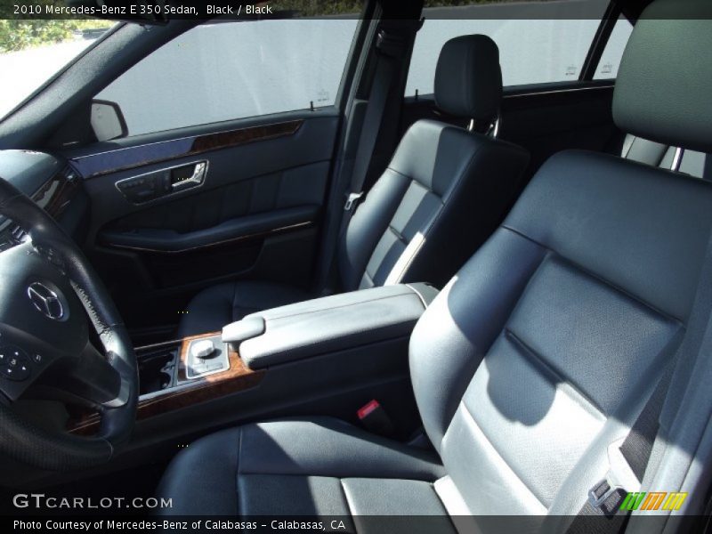 Black / Black 2010 Mercedes-Benz E 350 Sedan