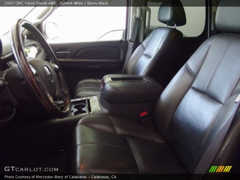 Summit White / Ebony Black 2007 GMC Yukon Denali AWD