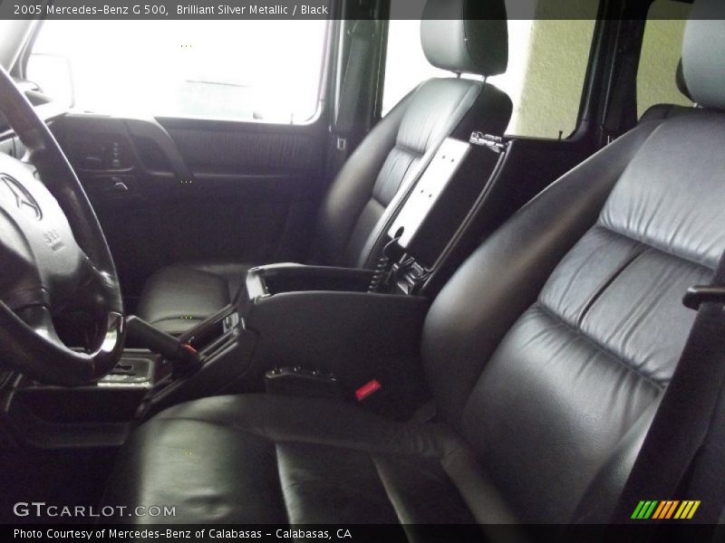 Brilliant Silver Metallic / Black 2005 Mercedes-Benz G 500