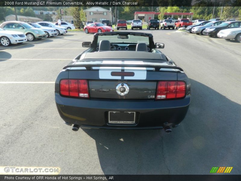 Alloy Metallic / Dark Charcoal 2008 Ford Mustang GT Premium Convertible