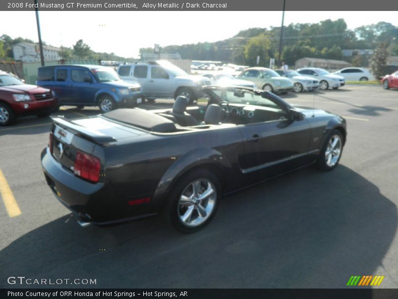 Alloy Metallic / Dark Charcoal 2008 Ford Mustang GT Premium Convertible