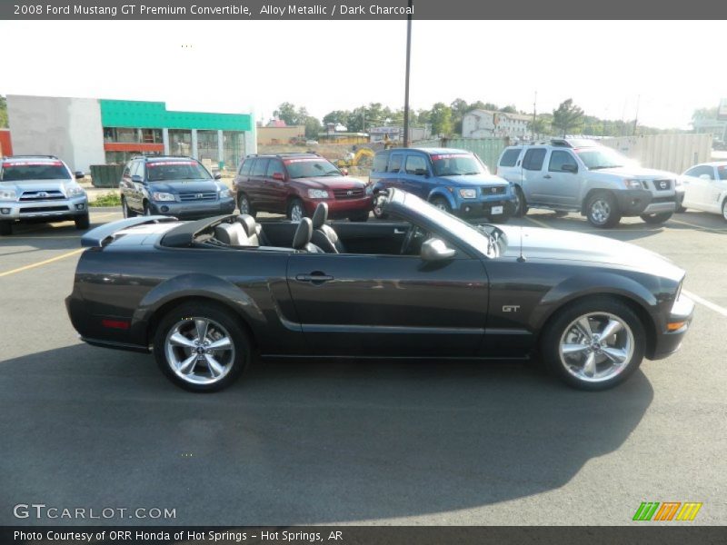 Alloy Metallic / Dark Charcoal 2008 Ford Mustang GT Premium Convertible