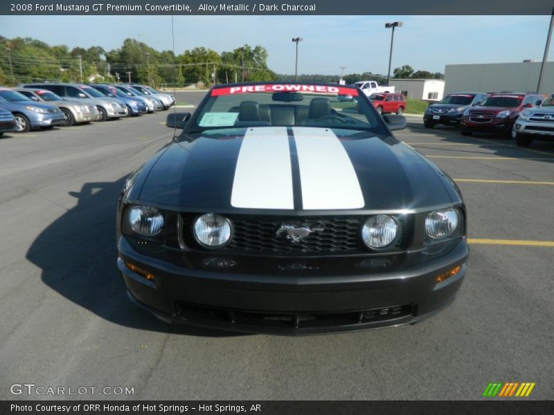 Alloy Metallic / Dark Charcoal 2008 Ford Mustang GT Premium Convertible