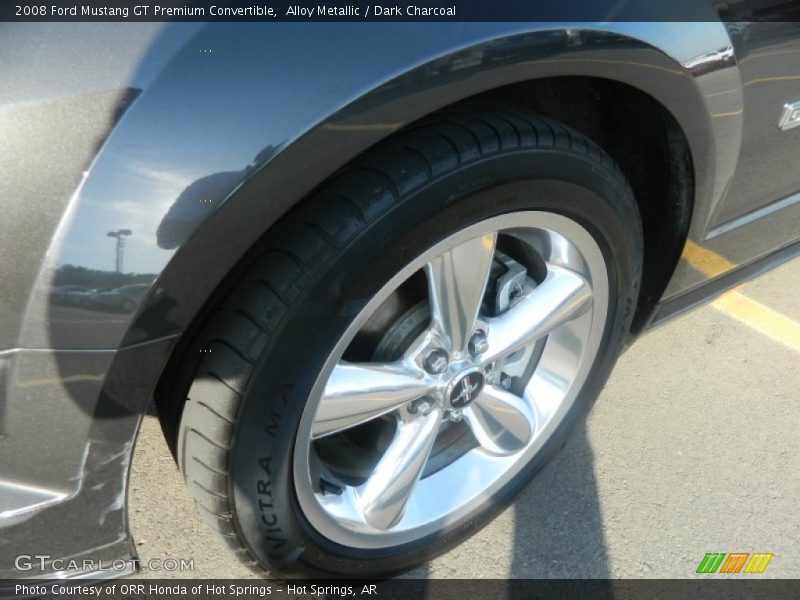 Alloy Metallic / Dark Charcoal 2008 Ford Mustang GT Premium Convertible
