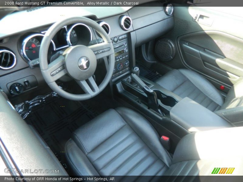 Alloy Metallic / Dark Charcoal 2008 Ford Mustang GT Premium Convertible