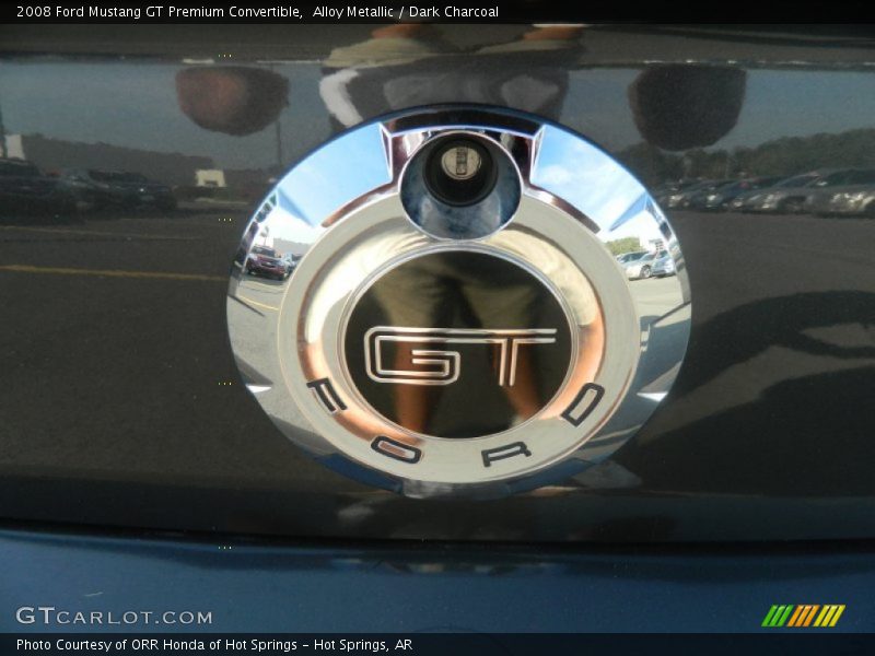 Alloy Metallic / Dark Charcoal 2008 Ford Mustang GT Premium Convertible