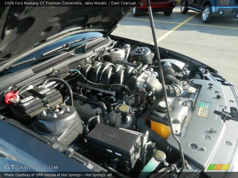 Alloy Metallic / Dark Charcoal 2008 Ford Mustang GT Premium Convertible