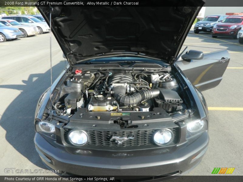 Alloy Metallic / Dark Charcoal 2008 Ford Mustang GT Premium Convertible