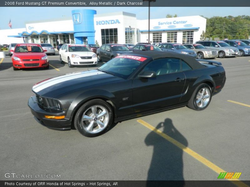 Alloy Metallic / Dark Charcoal 2008 Ford Mustang GT Premium Convertible