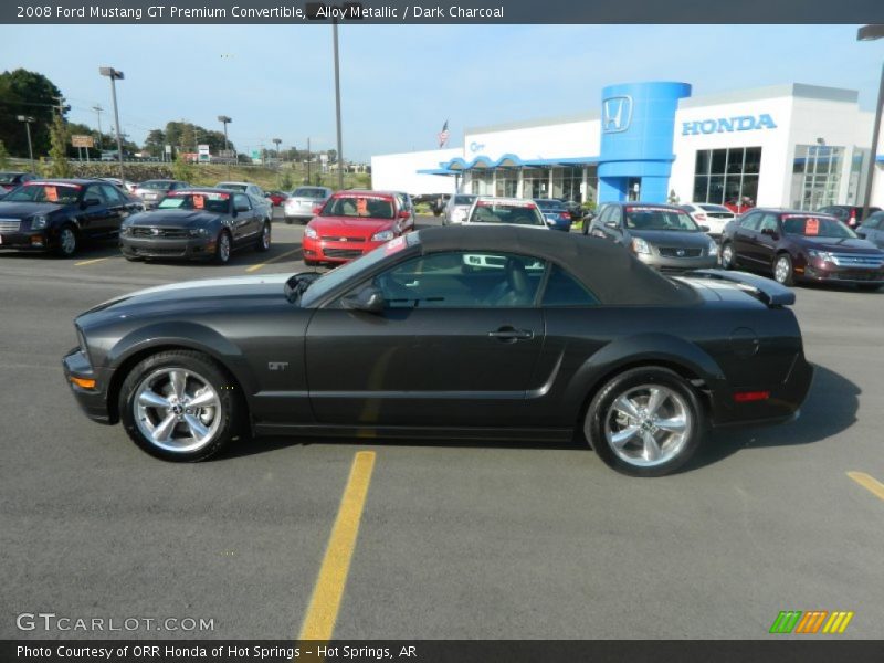 Alloy Metallic / Dark Charcoal 2008 Ford Mustang GT Premium Convertible