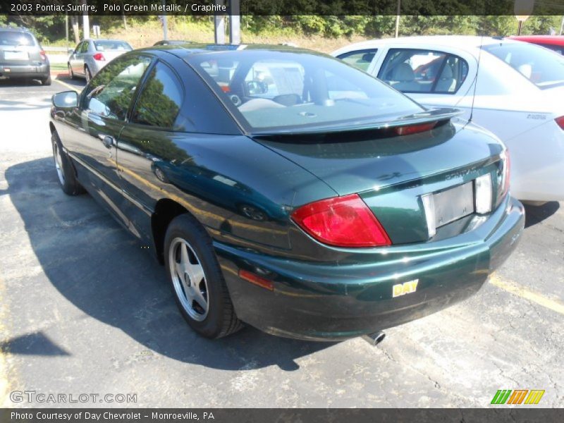 Polo Green Metallic / Graphite 2003 Pontiac Sunfire