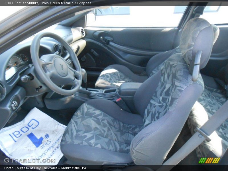 Polo Green Metallic / Graphite 2003 Pontiac Sunfire