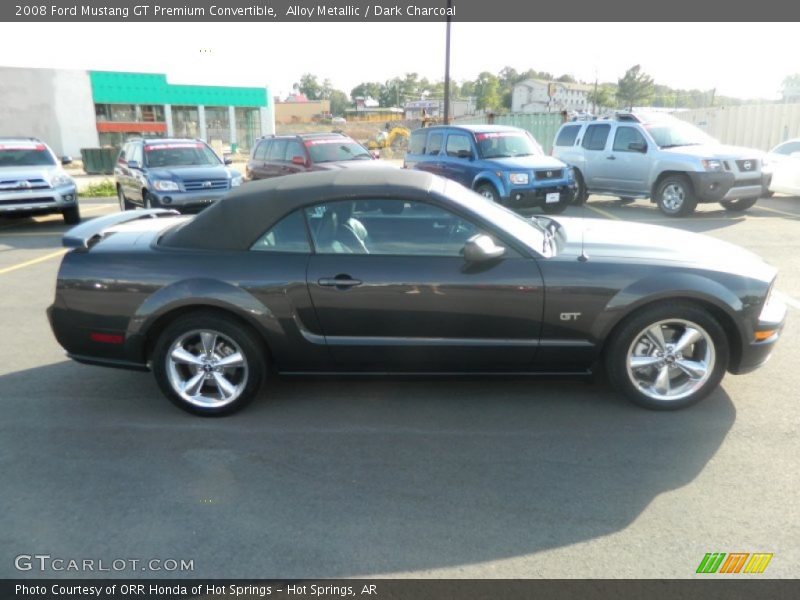 Alloy Metallic / Dark Charcoal 2008 Ford Mustang GT Premium Convertible