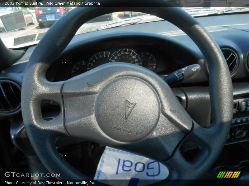 Polo Green Metallic / Graphite 2003 Pontiac Sunfire