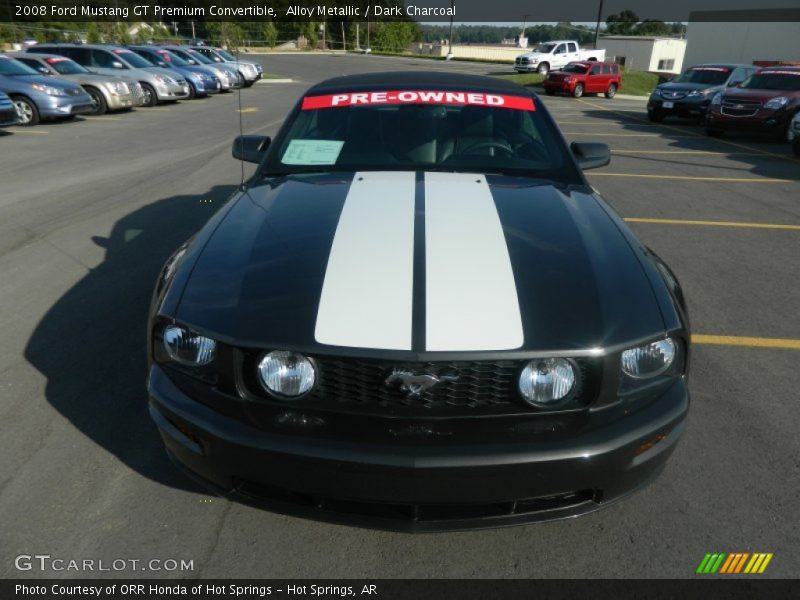 Alloy Metallic / Dark Charcoal 2008 Ford Mustang GT Premium Convertible