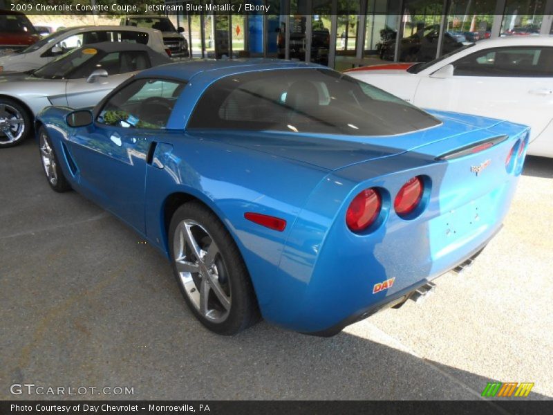 Jetstream Blue Metallic / Ebony 2009 Chevrolet Corvette Coupe